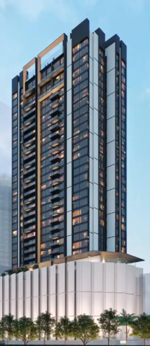 The Grand Residences tower in Borivali East
