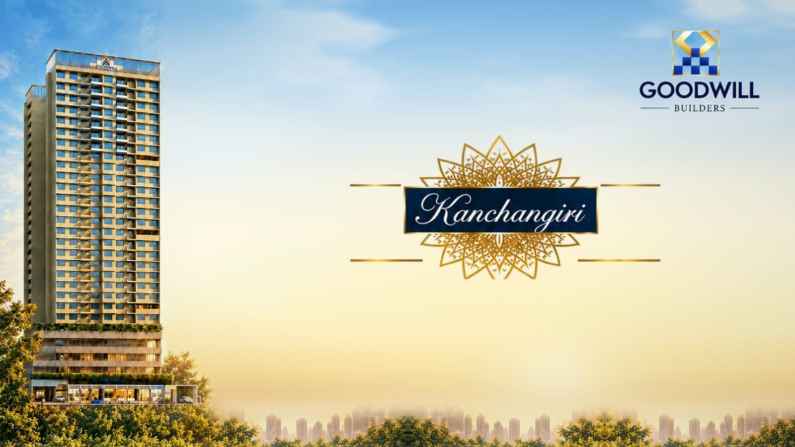 Kanchangiri tower in Kandivali East by Goodwill Builders