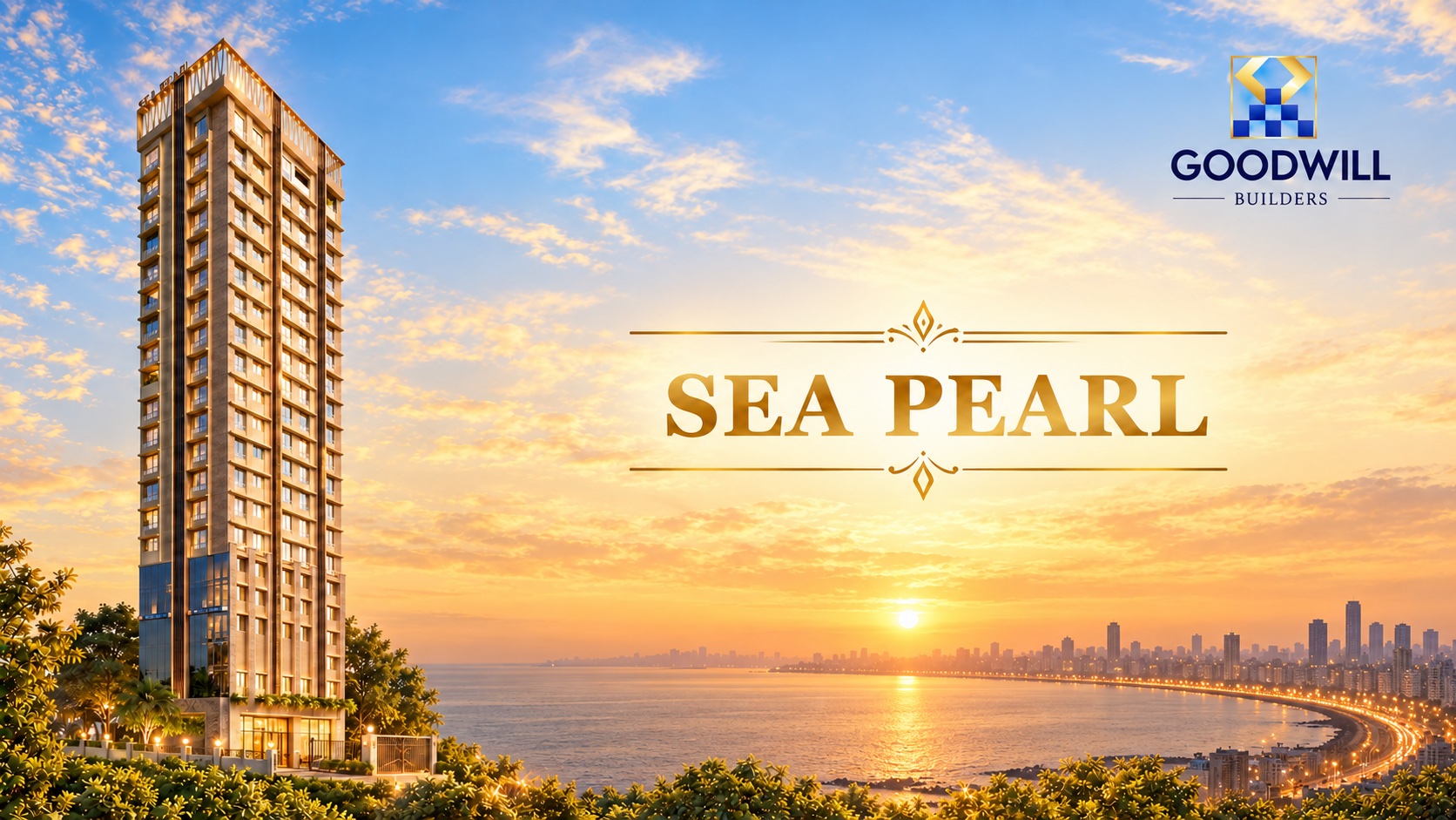 Sea Pearl tower on Marine Drive by Goodwill Builders